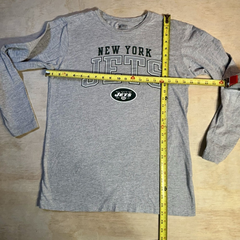 Fanatics Pro Line New York Jets Long Sleeve Gray T-Shirt Size Medium NFL - Picture 5 of 5
